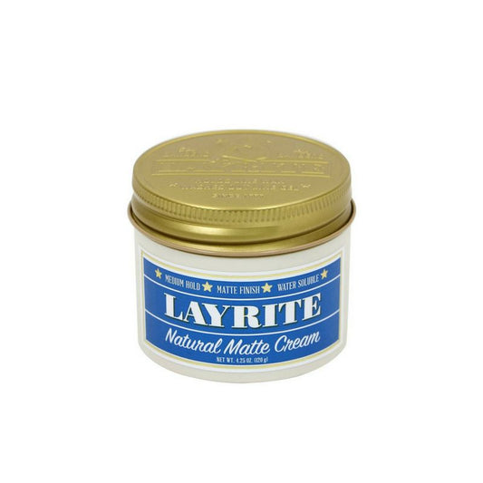 Layrite Natural Matte Cream – Flexibele Grip & Natuurlijke Matte Finish