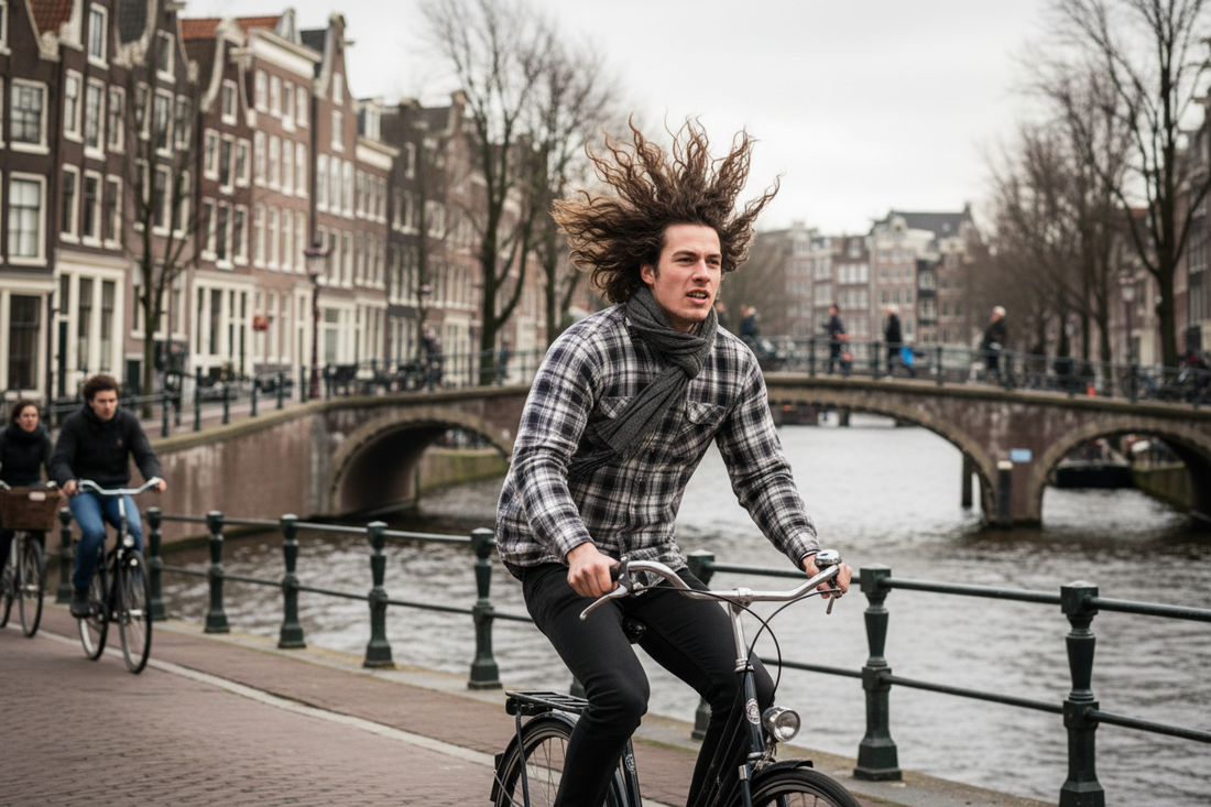 Wind, regen of een helm? Zo blijft je haar de hele dag in model.