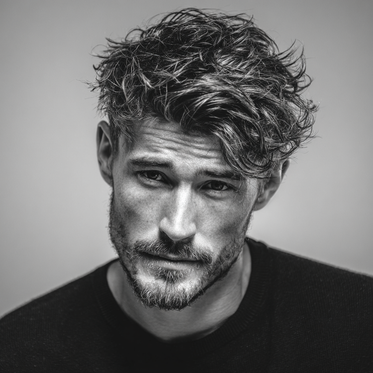 styling paste om mannenhaar te stylen, tentoongesteld