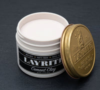 Layrite Cement Clay - open potje met zichtbare inhoud en textuur