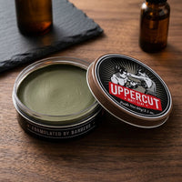 Uppercut Clay - open potje met zichtbare inhoud en textuur