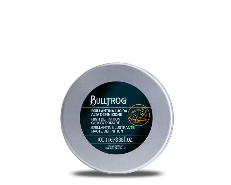 Bullfrog High Definition Glossy Pomade | Strakke hold, hoge glans