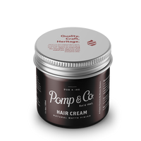 Pomp & Co. Hair Cream | Medium-Sterke Hold met Matte Finish
