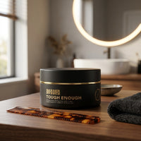 BARBER BARBER Tough Enough Strong Hold Styling Clay 100g - lifestyle setting