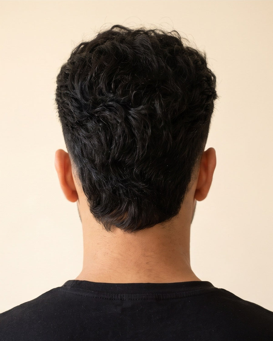 Burst fade: achter