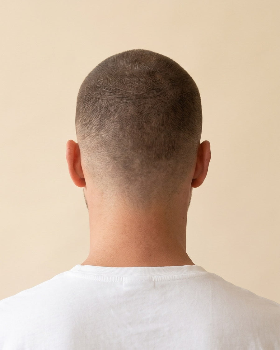 Buzz cut: achter
