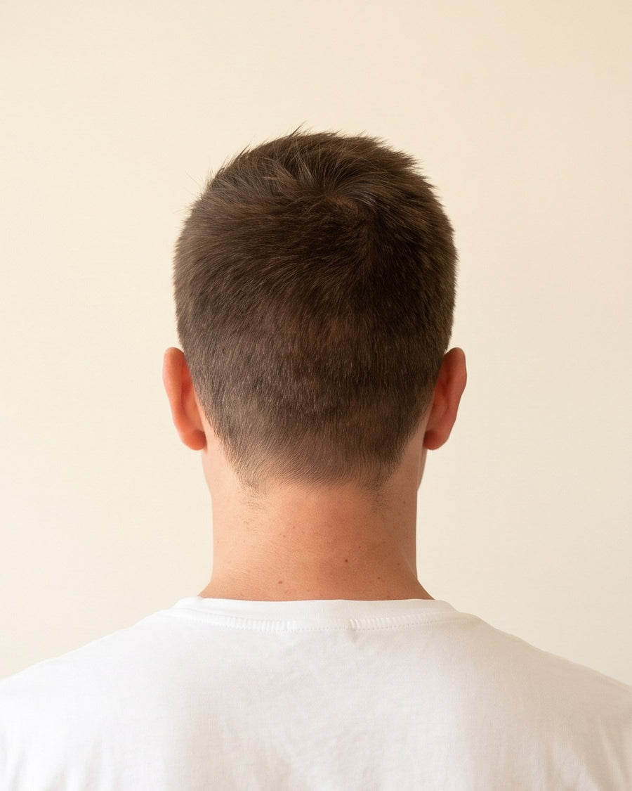 Crew cut: achter