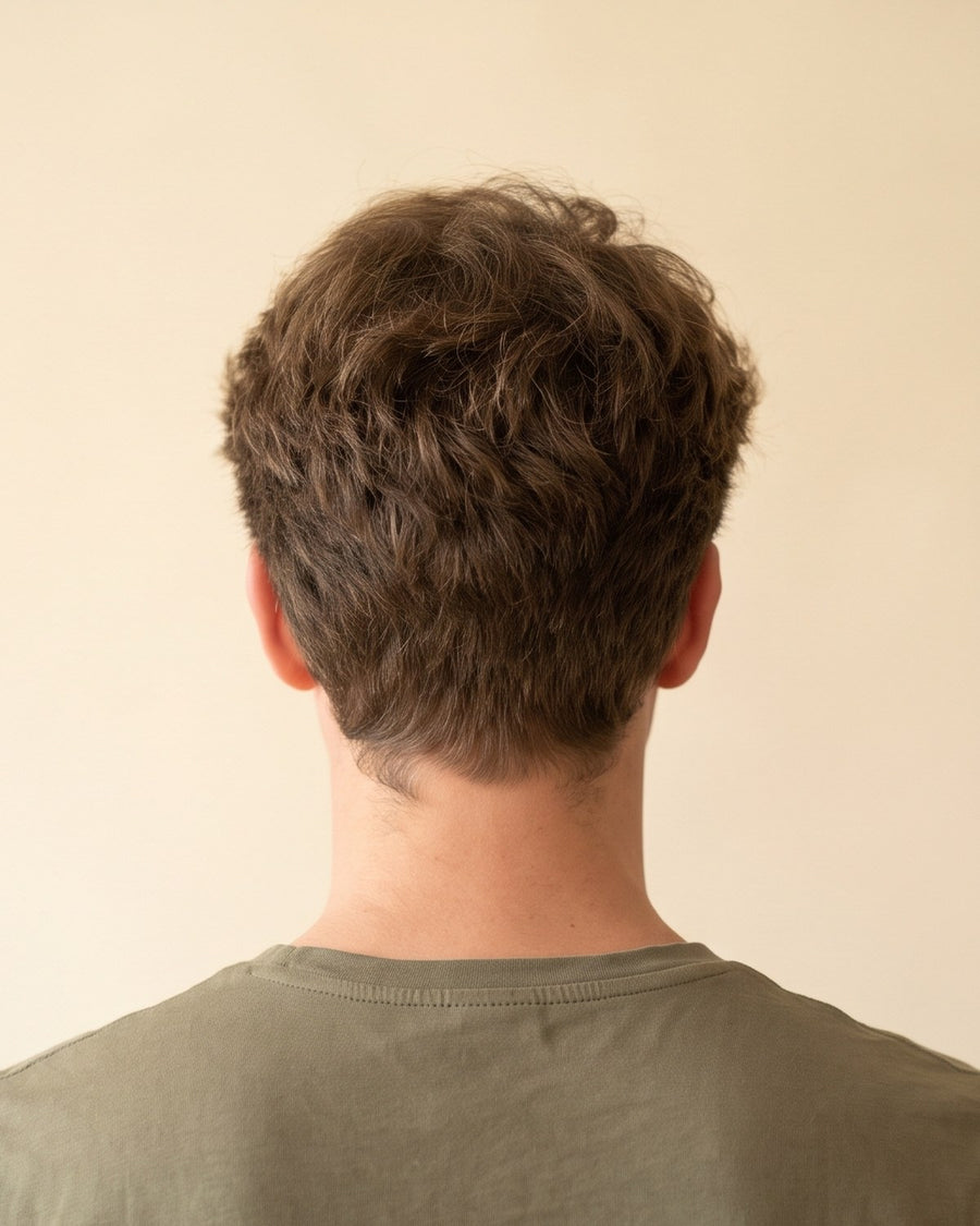 Fluffy hair: achter