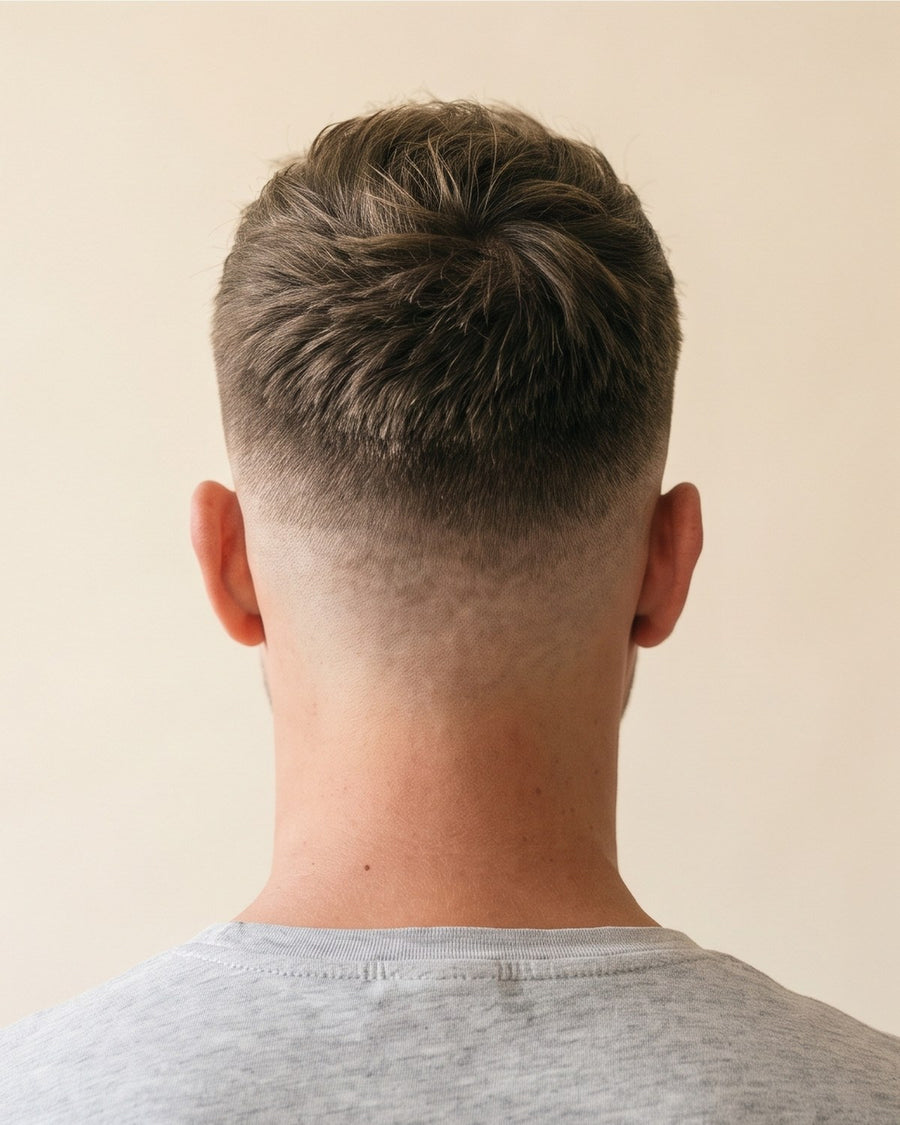 Low fade: achter