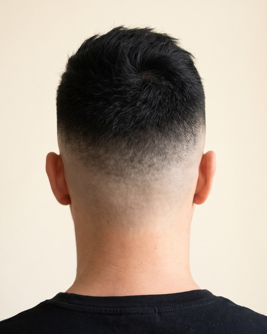 Skin fade: achter