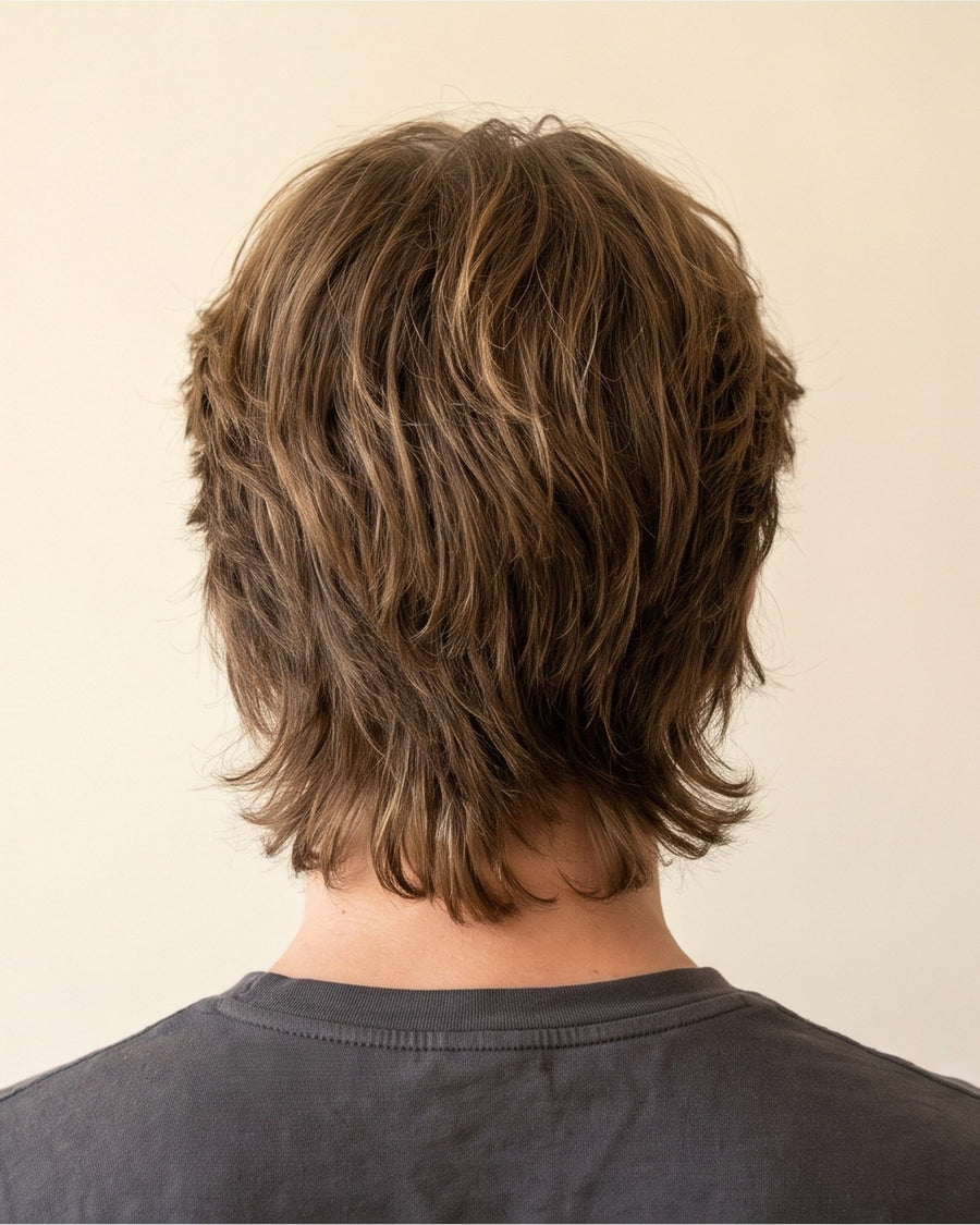 Wolf cut: achter
