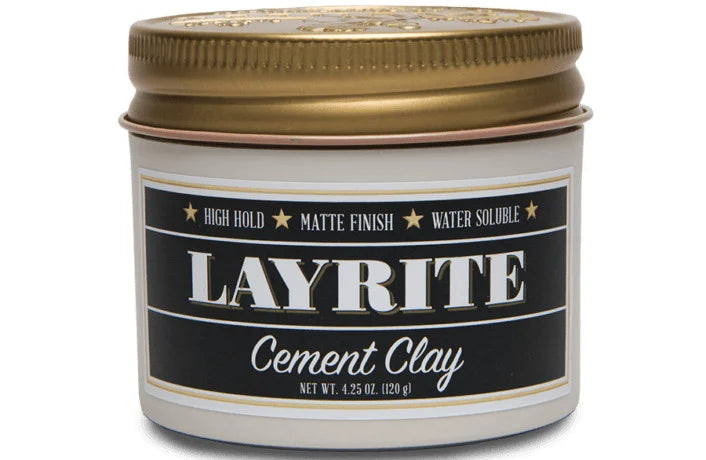 Layrite Cement Clay | Extreme Hold & Matte Finish