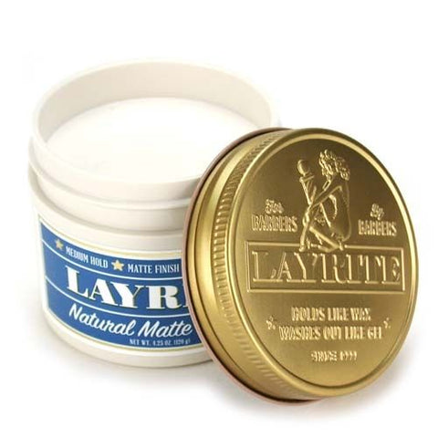 Layrite Natural Matte Cream | Medium Hold & Matte Finish
