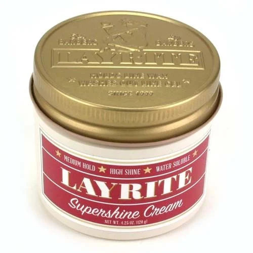 Layrite Supershine Cream | Medium Hold & Hoge Glans