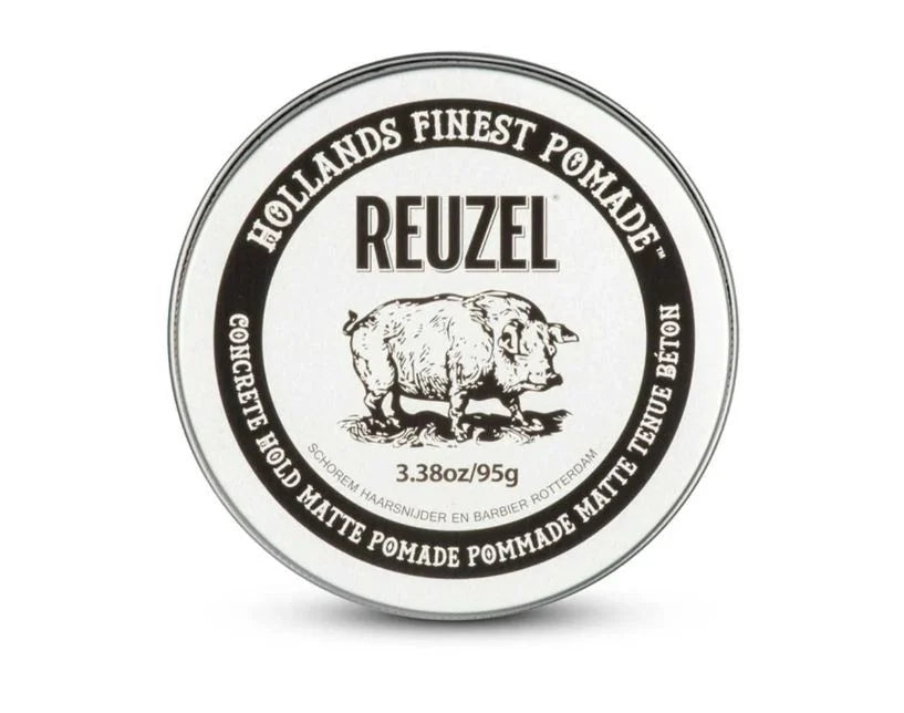 Reuzel Concrete Hold Matte Pomade – Extreme Grip & Volledig Matte Finish