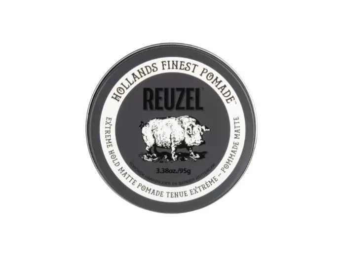 Reuzel Extreme Hold Matte Pomade – Maximale Grip & Ultra Matte Finish