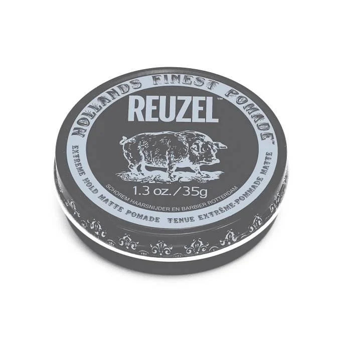 Reuzel Extreme Hold Matte Pomade – Maximale Grip & Ultra Matte Finish