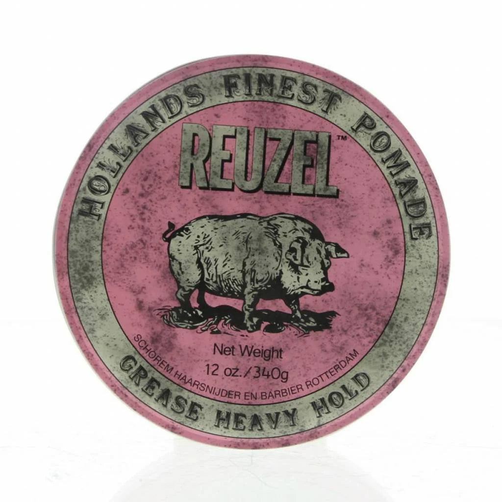 Reuzel Pink Pomade Heavy Hold – Extreme Grip & Klassieke Glans