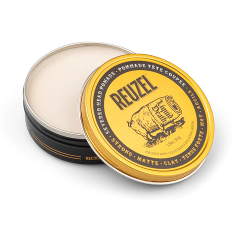 Reuzel x Liquid Death Severed Head Clay Pomade | Sterke Hold & Matte Finish