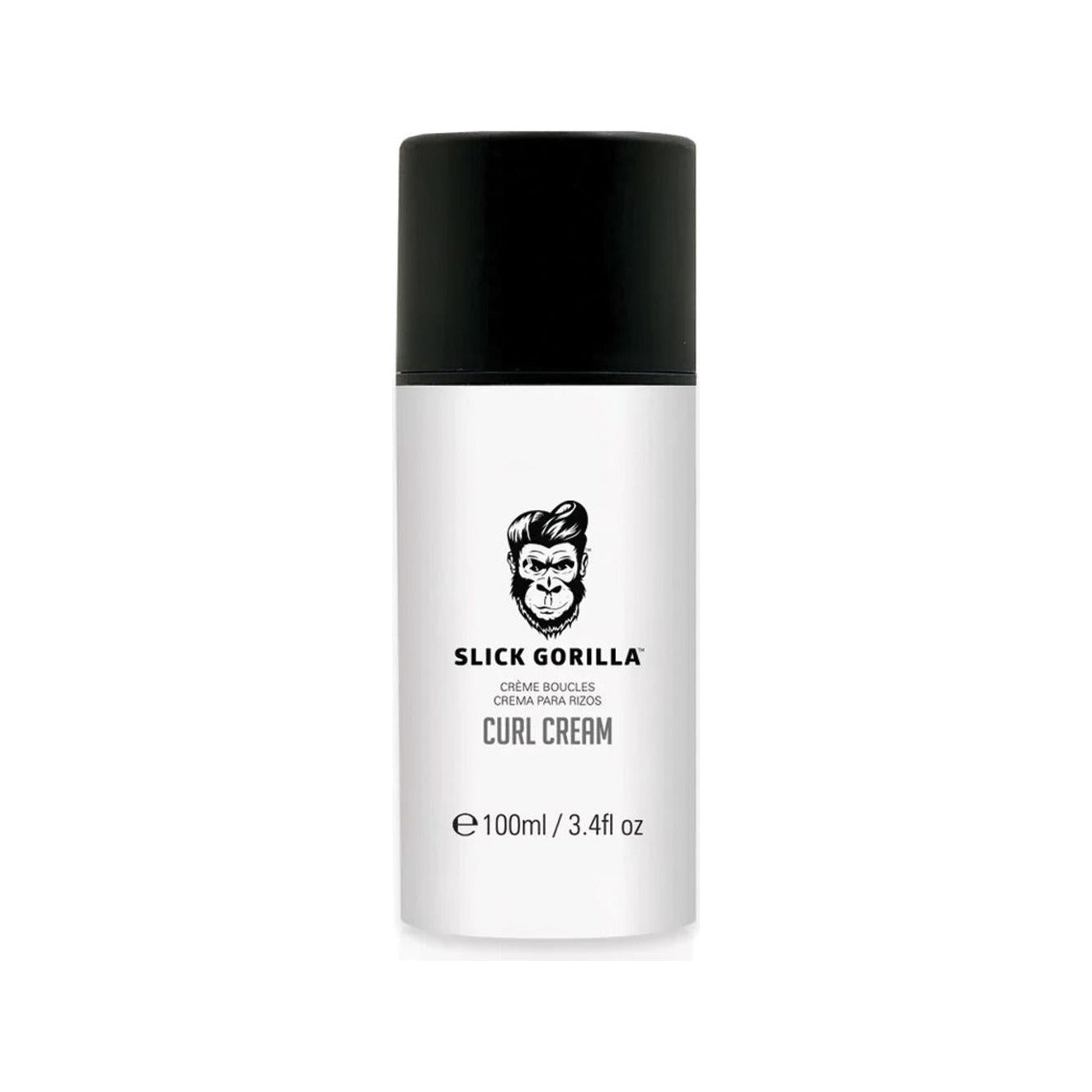 Slick Gorilla Curl Cream - witte tube met gorilla-logo, vooraanzicht 100ml