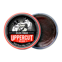 Uppercut Deluxe Pomade, open blik met deksel